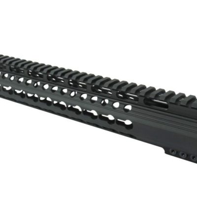 Ultra Slim 15'' KeyMod Free Float Clamp-On Style Hand Guard 223/556