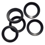 AR-15 1/2″-28 Black Steel Crush Washer (Pack of 5)