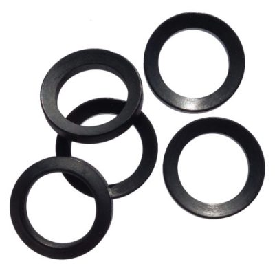 AR-15 1/2″-28 Black Steel Crush Washer (Pack of 5)