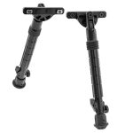 UTG - RECON FLEX M-LOK BIPOD, Matte Black, 8.0"-11.8" Center Height
