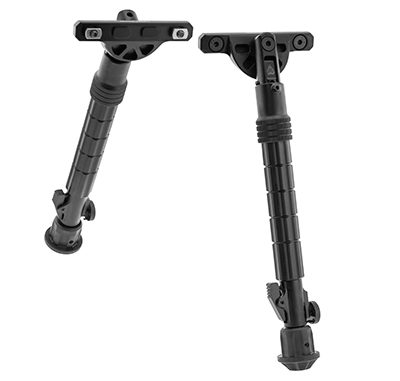 UTG - RECON FLEX M-LOK BIPOD, Matte Black, 8.0"-11.8" Center Height