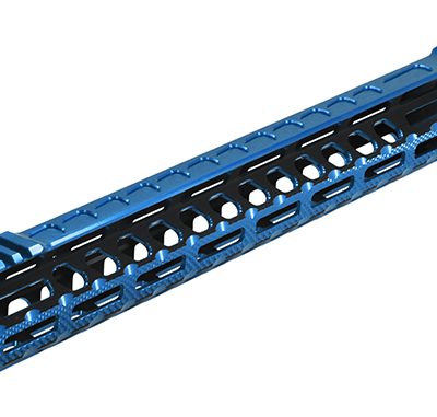 UTG PRO® M-LOK® AR-15 15" Ultra Slim Rail, Black & Blue 2-Tone