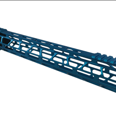 AR-15 Blue  15 Inch Free Float M-LOK Handguard