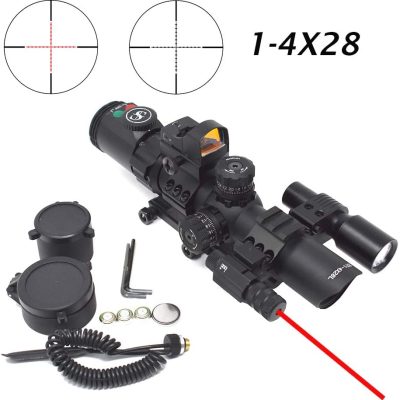 AR Tactical Rifle Scope Combo
