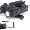 Tactical Laser Sight + 200LM LED Light Combo with Pressure Cord Switch and Quick Release Mount