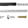 UTG PRO® AR-15 6-Position Receiver Extension Tube Kit, Mil-Spec, Matte Black