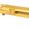 Guntec AR-15 Gold Stripped Billet Upper Receiver