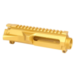Guntec AR-15 Gold Stripped Billet Upper Receiver