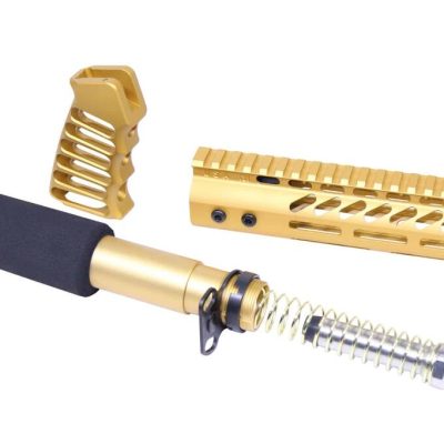 Guntech USA AR-15 PISTOL GOLD FURNITURE SET