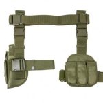 Drop Leg Holster & Mag Pouch X4 - Green