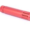 AR-15  Slip Over Barrel Shroud With Multi Port Muzzle Brake (Anodized Red)