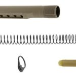 UTG PRO® AR-15 6-Position Receiver Extension Tube Kit, Mil-Spec, FDE Cerakote®