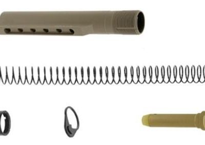 UTG PRO® AR-15 6-Position Receiver Extension Tube Kit, Mil-Spec, FDE Cerakote®