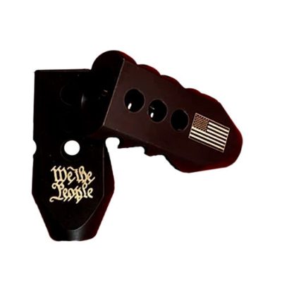 .223/5.56/.22LR Tanker Muzzle Brake 1/2x28 Engraved - WE the PEOPLE