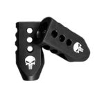 .223/5.56/.22LR Tanker Muzzle Brake 1/2x28 Engraved - PUNISHER SKULL