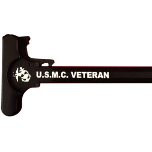 AR-15 Laser Engraved Charging Handle – USMC Veteran