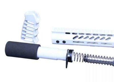 AR-15 Pistol Furniture Set (Artic White)