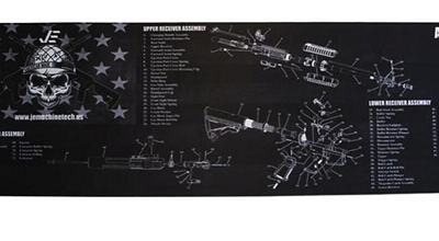 JE MACHINE TECH GUN CLEANING MATS
