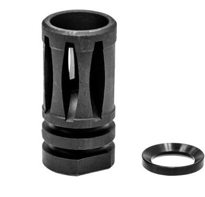 UTG Standard AR15 A2 Flash Hider, Matte Black, 1/2"-28 UNEF