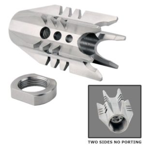 AR-15 Booster Flash Hider 1/2x28" Thread Pitch - Stainless