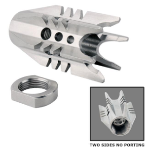 AR-15 Booster Flash Hider 1/2x28" Thread Pitch - Stainless