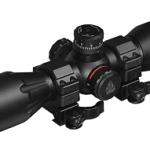 UTG® 4X32 1" Crossbow Scope, Pro 5-Step RGB Reticle, QD Rings