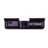 AR-15 EJECTION PORT LASER ENGRAVED- FLAG VETERAN