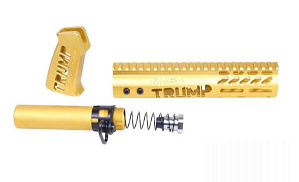 AR-15 PISTOL ‘TRUMP MAGA SERIES’ LIMITED EDITION COMPLETE SET (ANODIZED GOLD)
