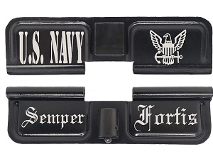 AR-15 Ejection Port Laser Engraved – US Navy