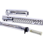 AR-15 HIGH POLISH HONEYCOMB M-LOK SERIES COMPLETE FURNITURE SET W/ MATCHING UPPER RECEIVER (GEN 2)