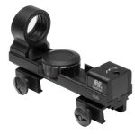 Red & Green Dot Optic 3/8"&Weaver Black