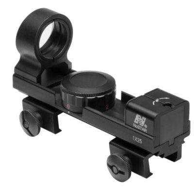 Red & Green Dot Optic 3/8"&Weaver Black