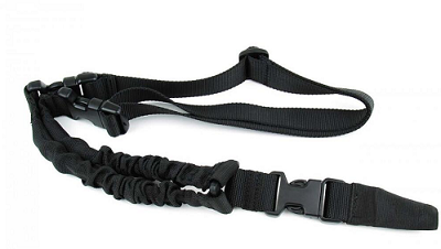 ONE POINT BUNGEE RIFLE SLING/BLK -Valentine's Day Free Gift