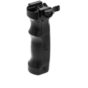 UTG® D Grip® with Ambi. Quick Release Deployable Bipod, Black