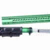 Guntec AR-15 ULTRALIGHT SERIES COMPLETE FURNITURE SET (ANODIZED IRISH GREEN)