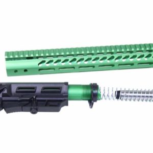 AR-15 ULTRALIGHT SERIES COMPLETE FURNITURE SET (ANODIZED IRISH GREEN)