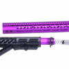 GunTEC – AR-15 ULTRALIGHT SERIES COMPLETE FURNITURE SET (ANODIZED PURPLE)