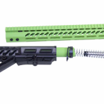 GunTEC - AR-15 ULTRALIGHT SERIES COMPLETE FURNITURE SET (ZOMBIE GREEN)
