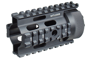 UTG PRO® AR Pistol 4" Free Float Quad Rail System