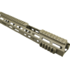 AR-15 M-Lok® Drop In Handguard – 13.5″L Carbine Extended Handguard Length – Tan