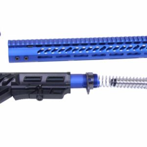 AR-15 ULTRALIGHT SERIES COMPLETE FURNITURE SET (ANODIZED BLUE)