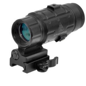 UTG® 3X Magnifier with Flip-to-side QD Mount, W/E Adjustable