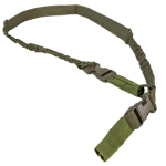 2 Point or 1 Point Sling w/Metal Spring Clips - OD Green