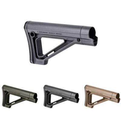 Magpul Industries - MOE Fixed Carbine Stock, Fits AR Rifles, Mil-Spec - Four Colors