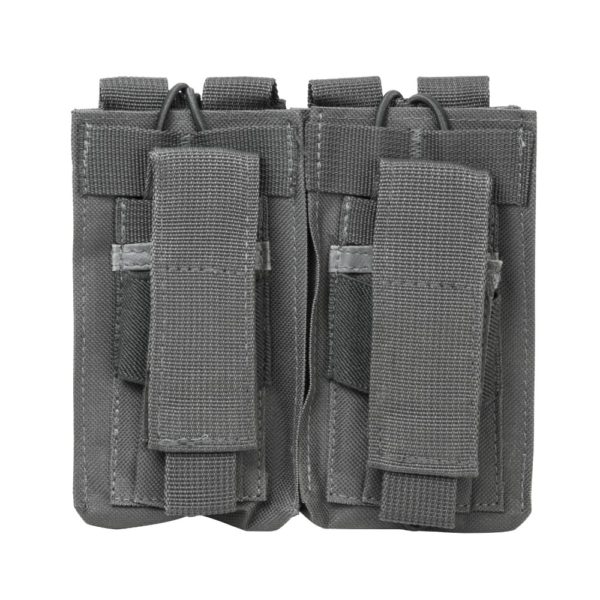 NcSTAR Double AR And Pistol Mag Pouch - Urban Gray