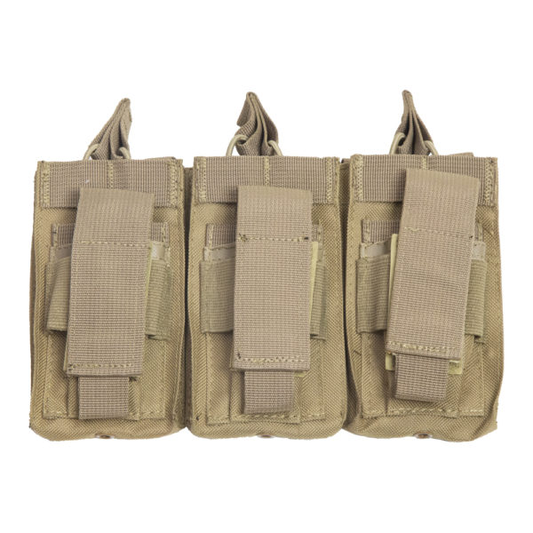 NcSTAR Triple AR/Pistol Mag Pouch - Tan