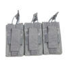 NcSTAR Triple AR/Pistol Mag Pouch – Urban Gray