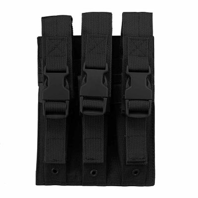 NcSTAR Hicap Pistol Triple Magazine Pouch - Black
