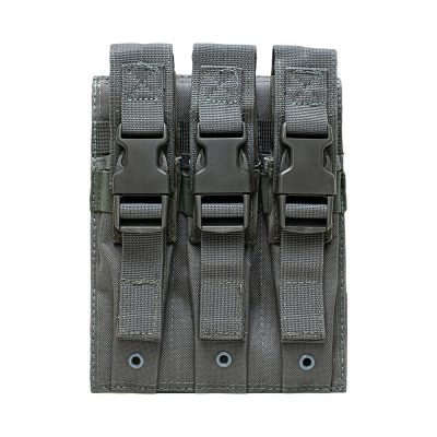 NcSTAR Hicap Pistol Triple Magazine Pouch - Urban Gray