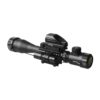 TPO Sniper Scope Combo includes Red Laser Sight LED Flashlight and Holographic Dot Sight